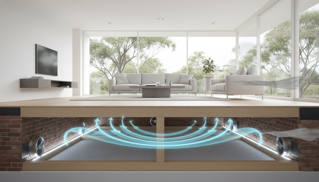 Underfloor Ventilation Fans Installation: The Professional Sydney Guide (2026)