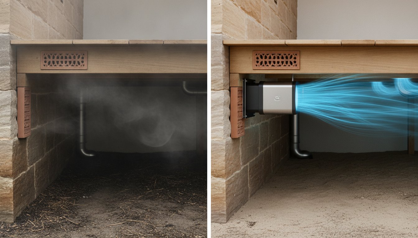 Mechanical vs Passive Subfloor Ventilation: The 2026 Sydney Homeowner’s Guide