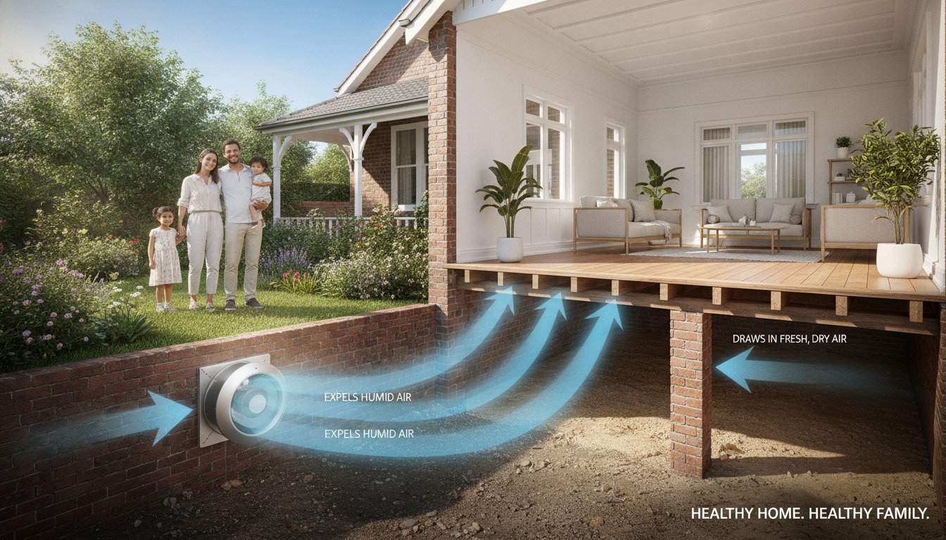 Do Subfloor Ventilation Fans Work? The Honest Australian Homeowner’s Guide