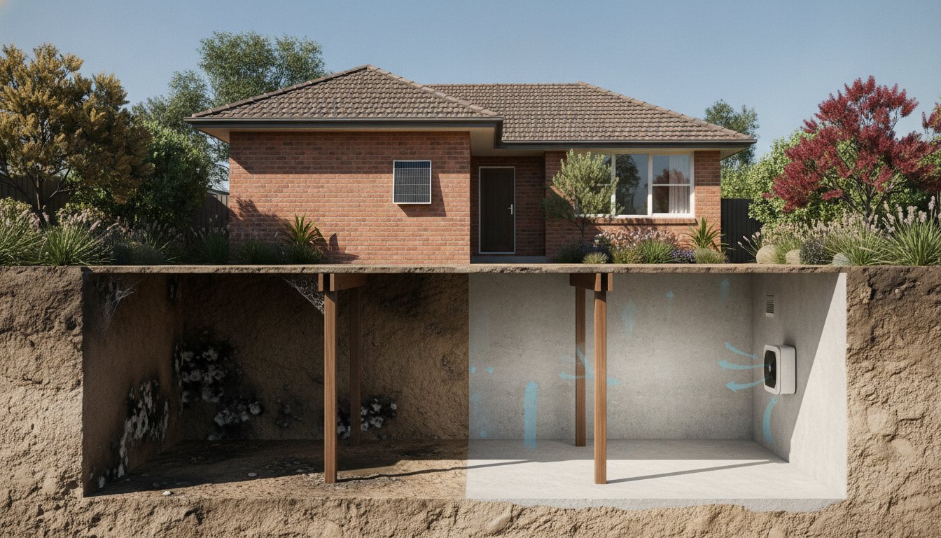 Solar Subfloor Fan Installation Sydney: The 2026 Guide to Damp Control