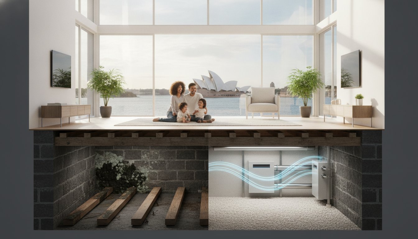 Underfloor Mould Removal Sydney: The Permanent Solution for Damp Homes